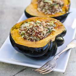 Stuffed Acorn Squash with Quinoa