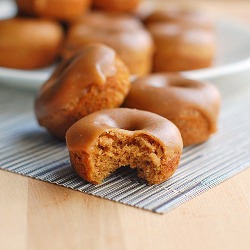 Baked Gingerbread Mini Donuts