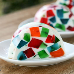 Broken Glass Jello Bundt
