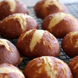 Mini Pretzel Rolls