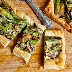 Asparagus Cheese Tarts
