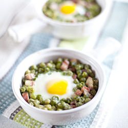 Eggs, Peas and Pancetta