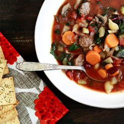 Winter Minestrone with Swiss Chard
