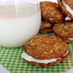 Carrot Cake Sandwich Cookies