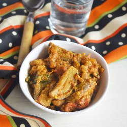 Brinjal Curry w/ Peanut Sauce