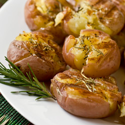 Grilled Smashed Potatoes