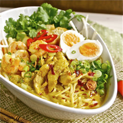 Prawn and Chicken Laksa