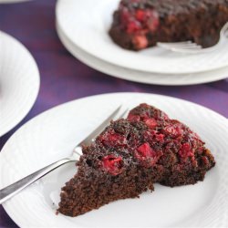Cranberry-Ginger Upside Down Cake