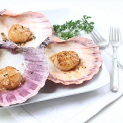 Pan Seared Diver Scallops