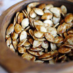 Sticky Sweet Pumpkin Seeds