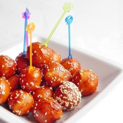 Donuts w/ Honey & Sesame