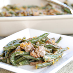 Green Bean Sausage Casserole