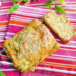 Basil, Lemon, Bacon and Cheese Bread