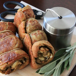 Seitan Roulade with Sage Stuffing