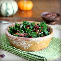 Winter Kale and Carrot Salad