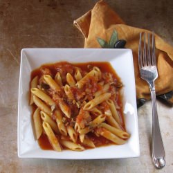 Penne with Mushroom Sauce