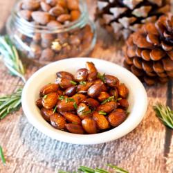 Rosemary Chipotle Roasted Almonds