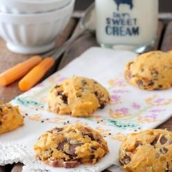 Pumpkin Toffee Chip Cookies
