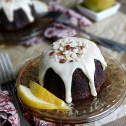 Chocolate Pear Bundts