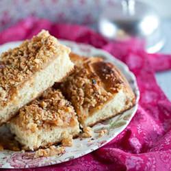 Sweet Apple Bread With Almond Toppings