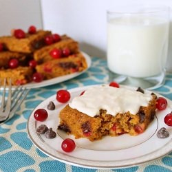Pumpkin Cranberry Choc. Chip Bars