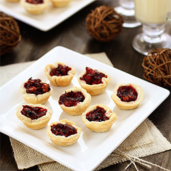Bite Sized Mini Cranberry Tart