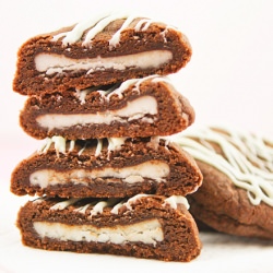 Chocolate Cookies w/ Peppermint