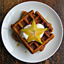 Pumpkin Whole Grain Waffles