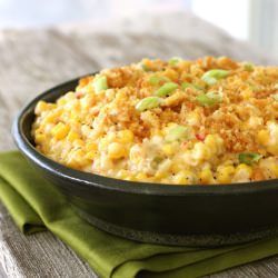 Cheesy Skillet Scalloped Corn