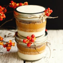 Layered Pumpkin Pie in a Jar