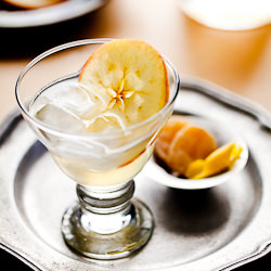 Apple Ginger Calvados Cocktail