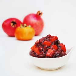 Cranberry Sauce w/ Persimmon