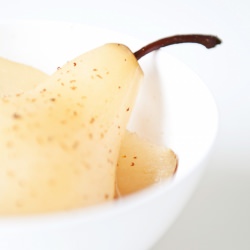 Gewürztraminer Poached Pears