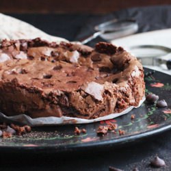 Sticky Dark Chocolate Cake