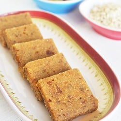 Sugarfree Dates,Oats and Nuts Fudge