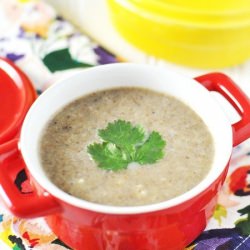Cream of Mushroom & Barley Soup
