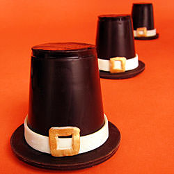 Chocolate Pilgrim Hats