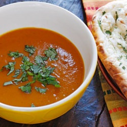 Red Kuri Coconut Curry Soup