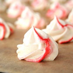 Peppermint Meringues