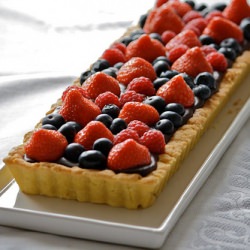 Dark Chocolate and Fruit Tarte