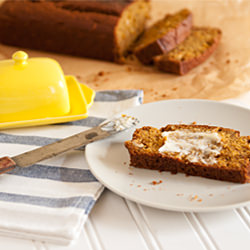 GF Pumpkin Hazelnut Bread