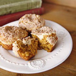 Cream Cheese Stuffed Pumpkin Muffin