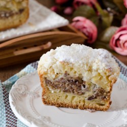 Delicious Cake with Apples & Chestnuts