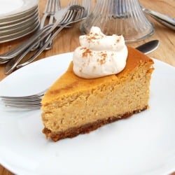 Pumpkin-Bourbon Cheesecake