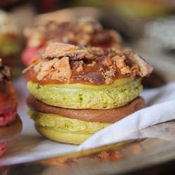 Caramel Apple Macarons
