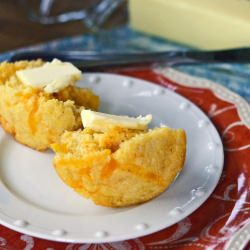 Cheesy Corn Muffins