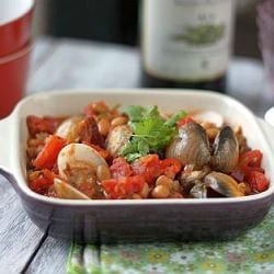 Clam, Chorizo and Mixed Bean Stew