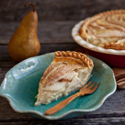 Buttermilk Pear Pie