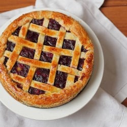 Cranberry Lattice Tart