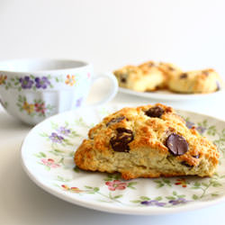 Dark Chocolate Orange Scones